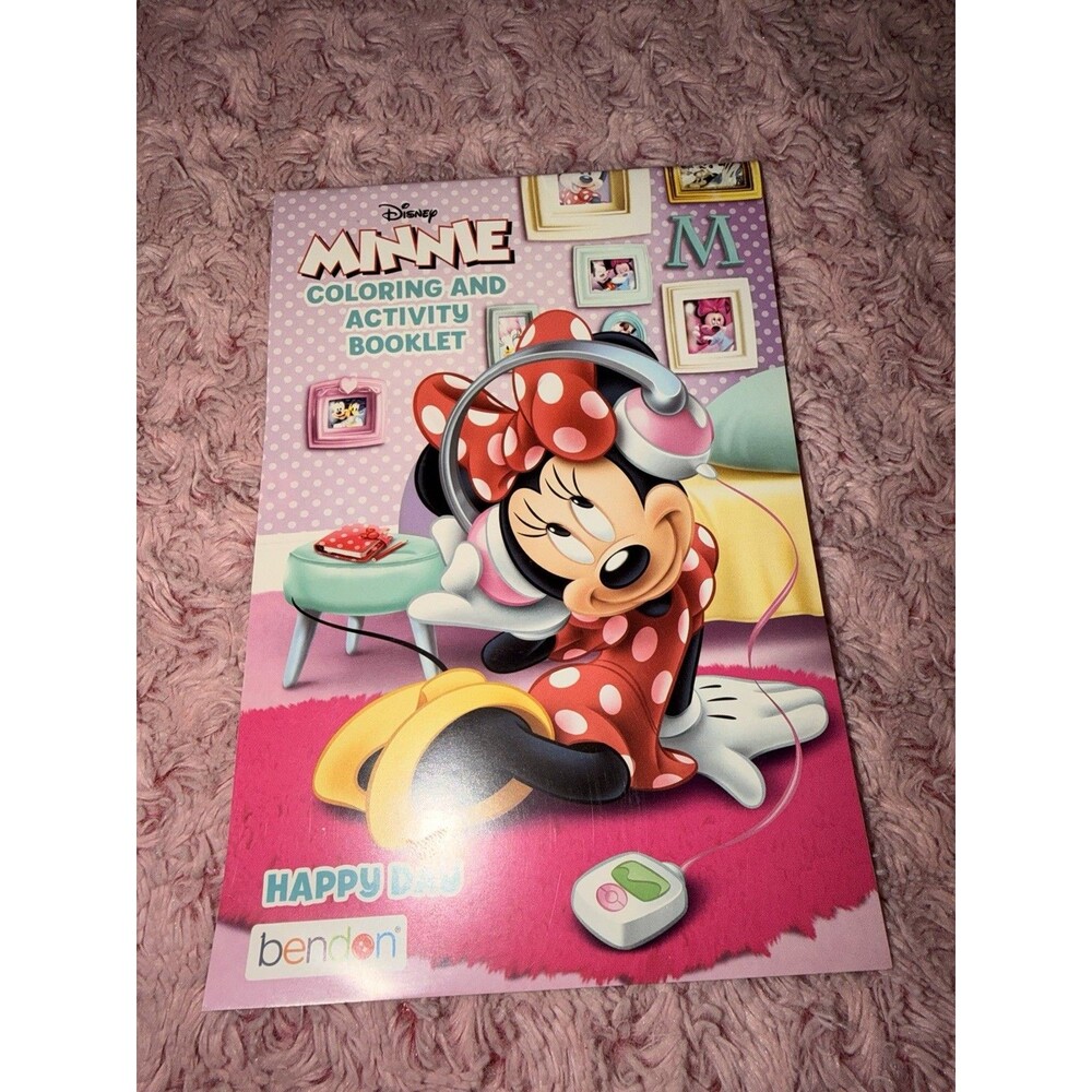 Minnie Mouse coloring & Activity book Mickey Donald Daisy Duck Color Draw